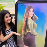 Personalized Oil Painting - Digital Art gift for her and Customized Birthday Gift with Digital Frame - BBD GIFTS